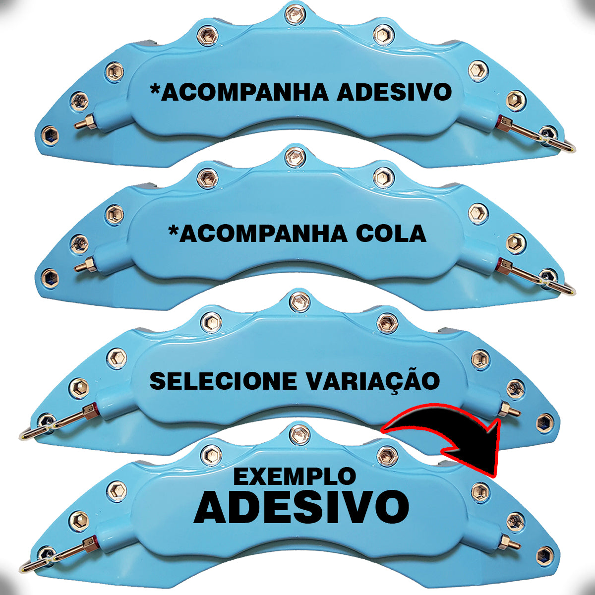 capas de pinças / escolha  o adesivo!!!